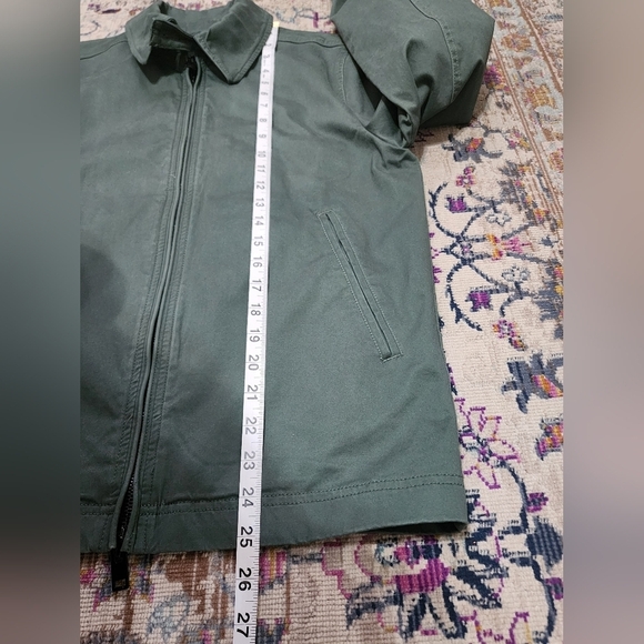 NWT Express Men's Green Bomber Jacket, sz XS - Picture 11 of 12